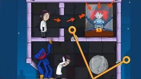 Huggy time level 51 to 60 solution | pull the puzzle| Huggy wuggy | Gamer life |