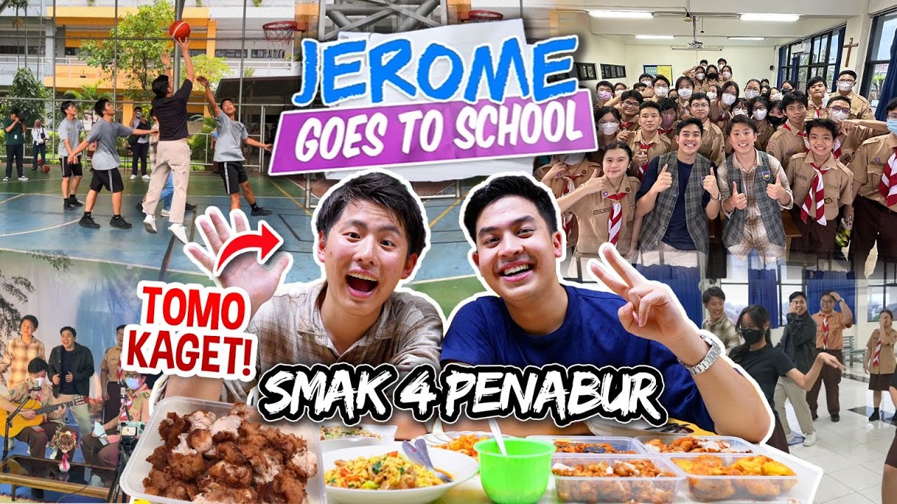 Bikin Segmen Baru Bertajuk ‘Jerome Goes to School’, Jerome Polin dan Tomohiro Kunjungi SMAK 4 Penabur!