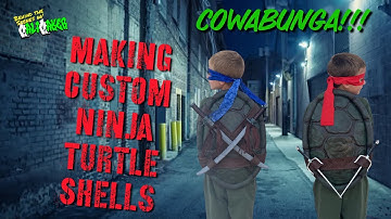Making Custom Ninja Turtle Shells / Halloween Costume - Behind The Scenes