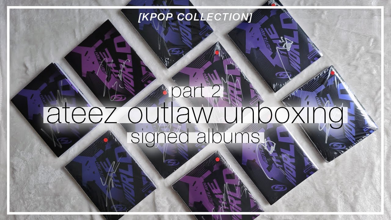 ATEEZ The World Ep. 2: Outlaw Unboxing Part 2 | Hello82 Signed Albums
