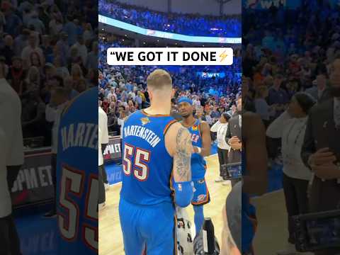 The Thunder got the dub on ring night
