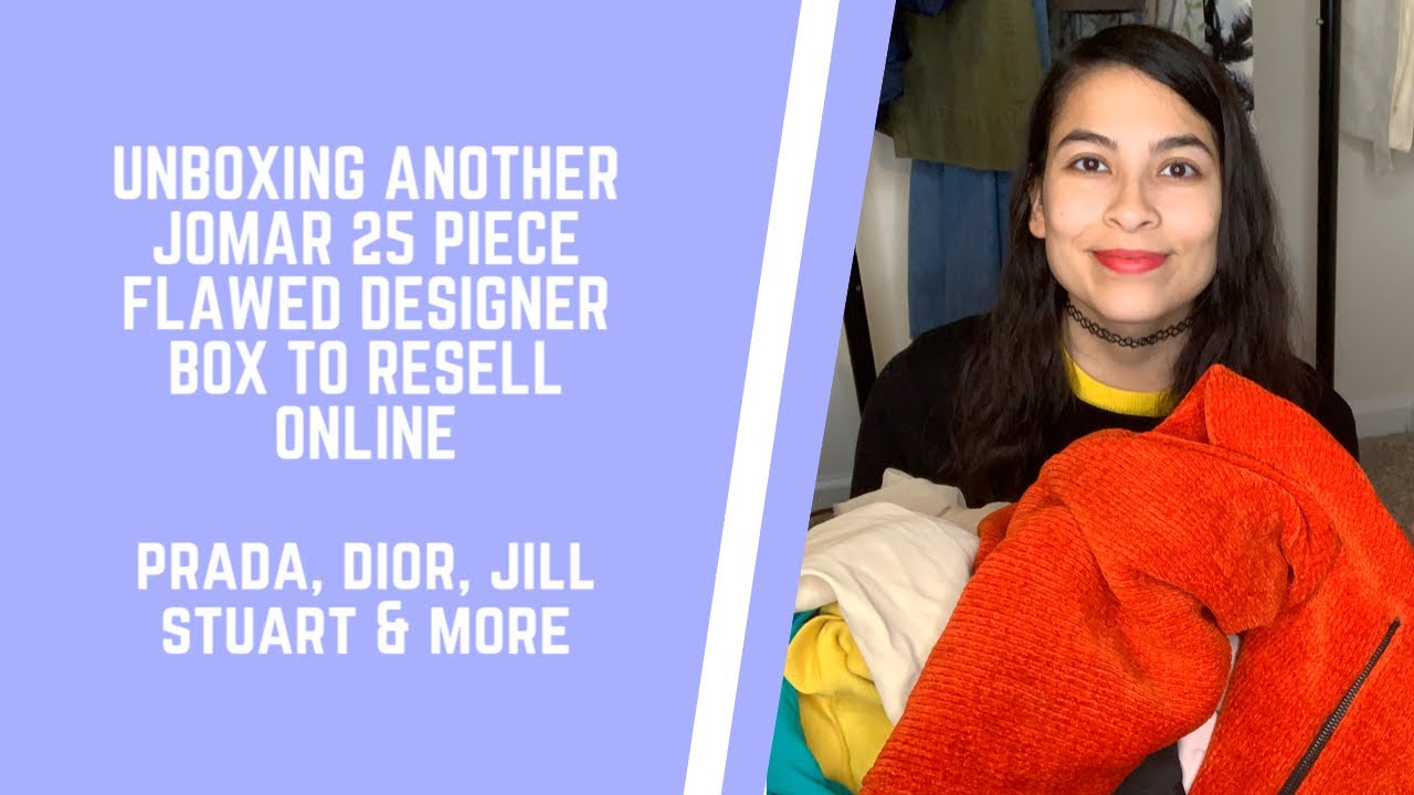 Unboxing Another Jomar 25 Flawed Designer Clothing Box to Resell Online - MORE PRADA???