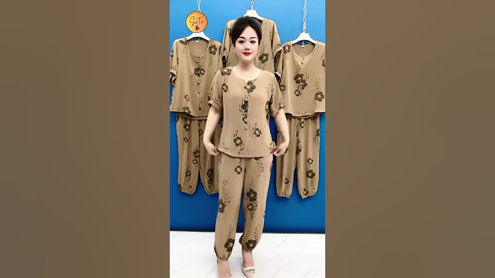Các mẫu đồ bộ trung niên đẹp của năm. #dobotrungnien #dobo #dobomacnha #thinhhanh #xuongmaysiti