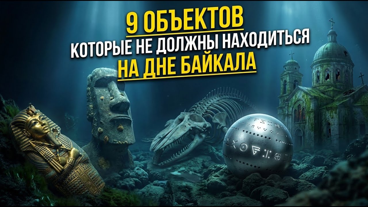 ЧТО СКРЫВАЕТ ДНО БАЙКАЛА? 9 ТАЙН САМОГО ГЛУБОКОГО ОЗЕРА  В МИРЕ