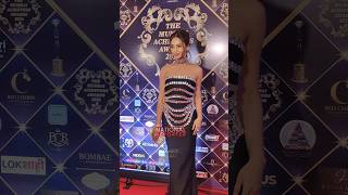 Krystal Dsouza Looks Beautiful In Black Outfit At Red Carpet of The Mumbai Achievers AWARD 2026