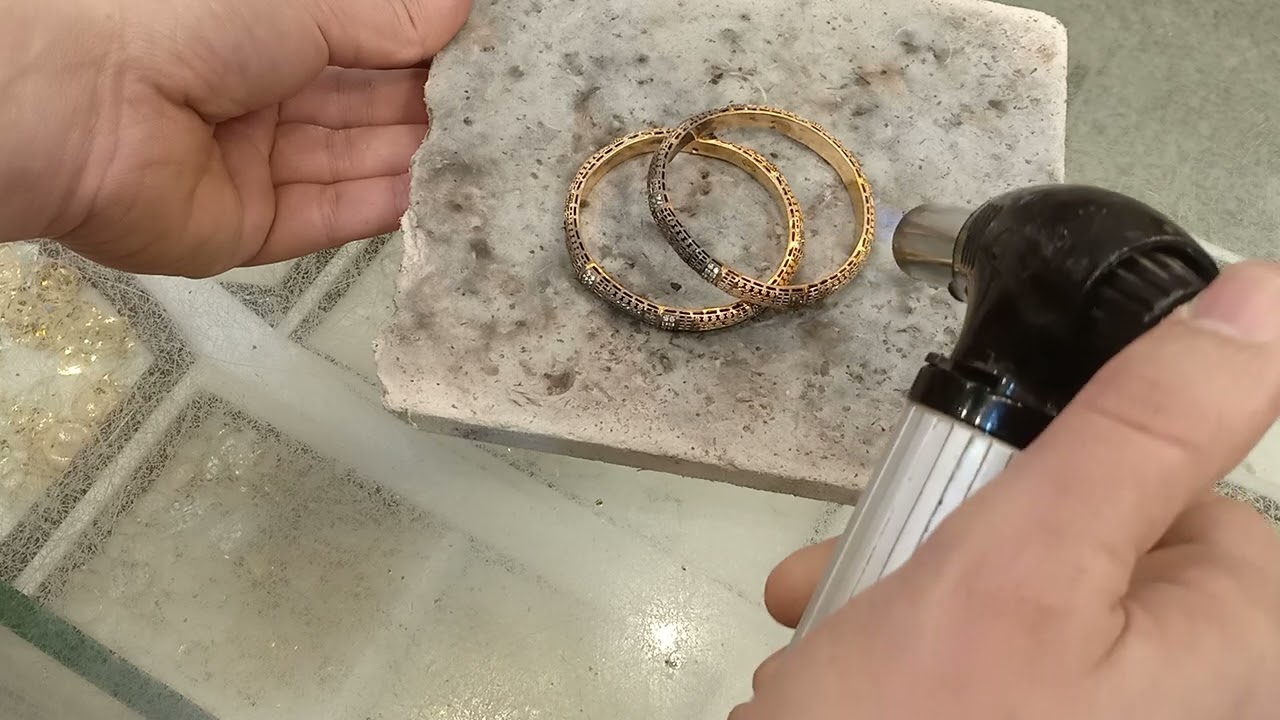 حرق الدهب للتنضيف 😱