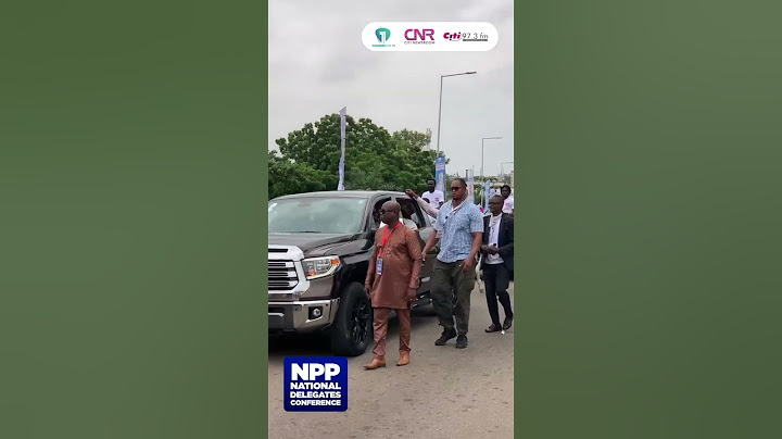 Kennedy Agyapong Arrives with Son for NPP Delegates Conference at UG Stadium