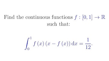 Integral Equality Math Olympiad Preparation Problem