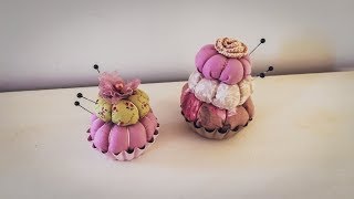 TUTORIAL Puntaspilli Cupcake - DIY - Cupcake Pincushion