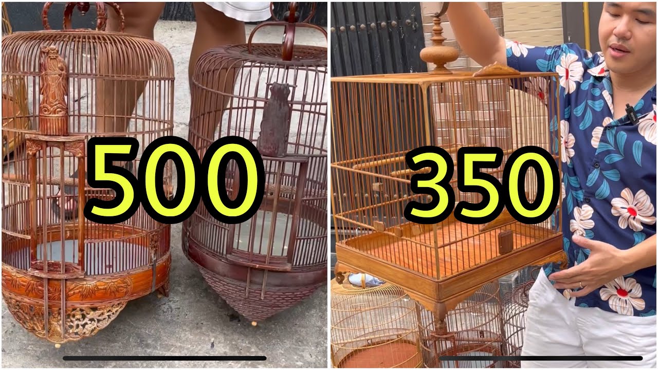 (đã bán hết)-11 cây lồng cũ tre già thanh lý đủ thể loại cho anh em săn hàng rẻ đẹp