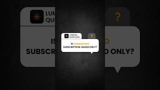 Is Luminar NEO Subscription Based Only?