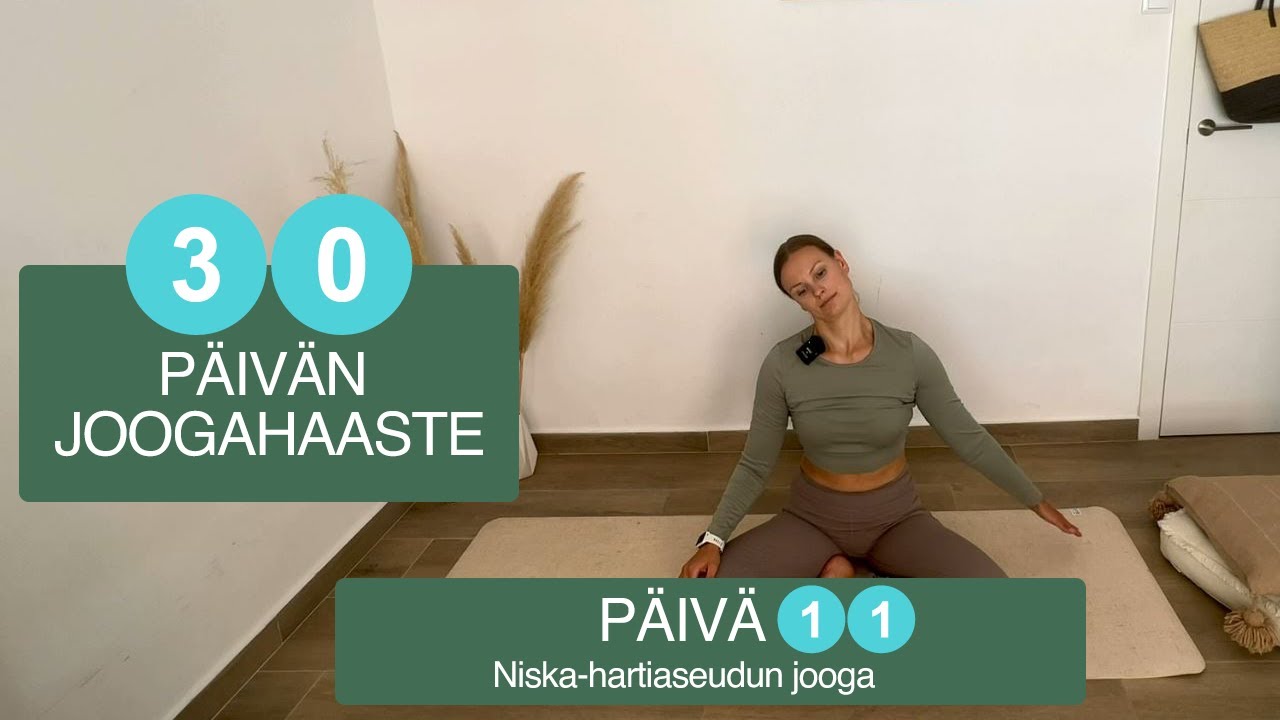 15 Min X 30 Päivän Joogahaaste | Päivä 11 | Niska ja hartiat