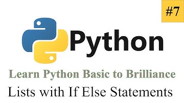 Checking values in lists using if, else statement in Python | 2021
