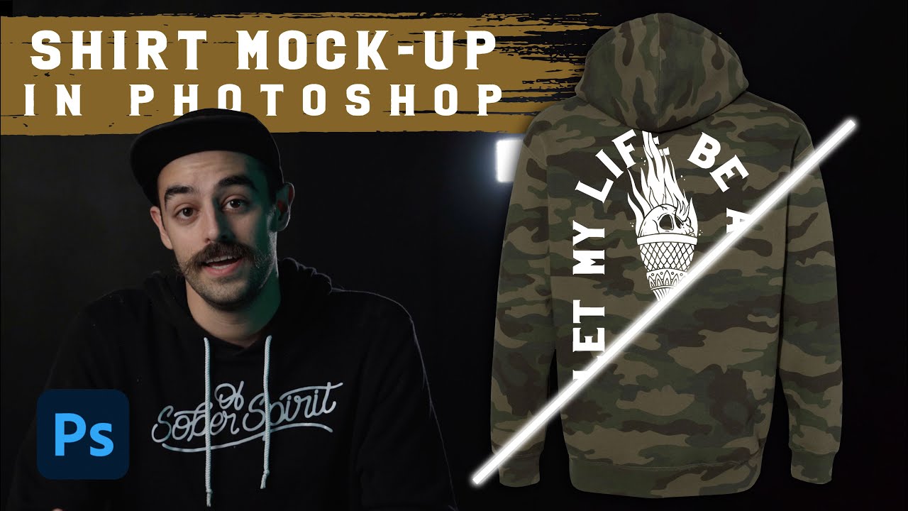 Download How to do a T shirt mock up in Photoshop - YouTube