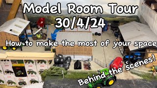 1:32 Model room tour | Making the most of your space! | 1:32 farm model diorama