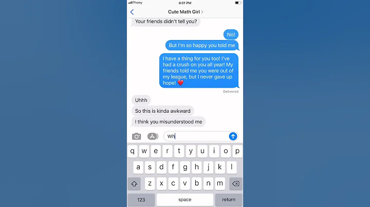 Texting My Crush From School 😳 - DayDayNews