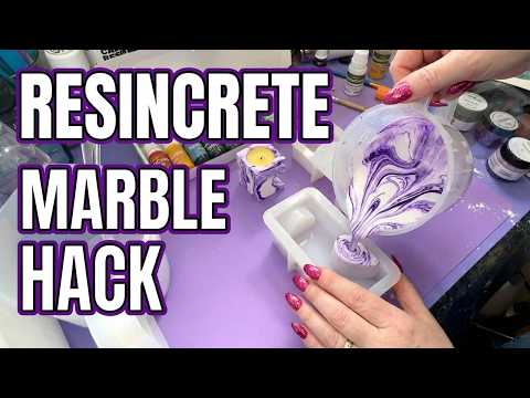 First Time Marbling with ResinCrete Colours – Amazing Results! | 690