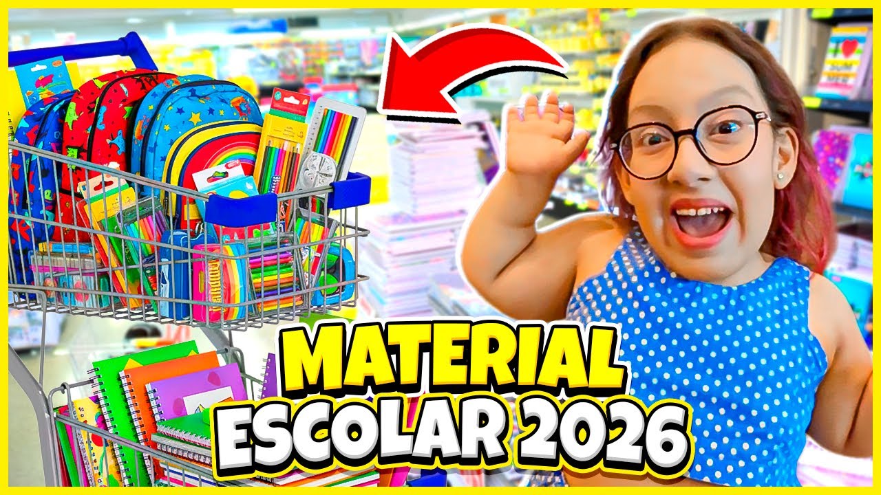 Comprando Material Escolar 2026 (Aesthetic)