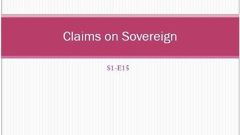 Capital requirement for Sovereign under STD approach