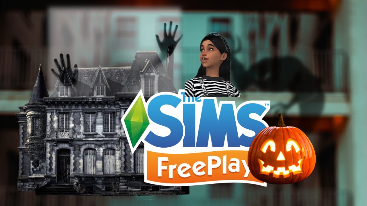 Sims FREEPLAY Haunted house tour, costumes, Ghost hunting ! YouTube