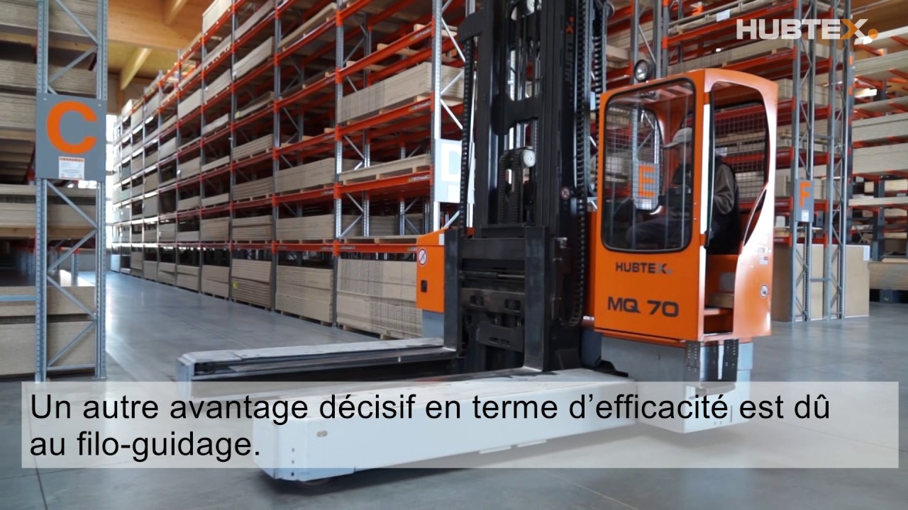 HUBTEX chariots multidirectionnels avec une plateforme amovible chez Frischeis