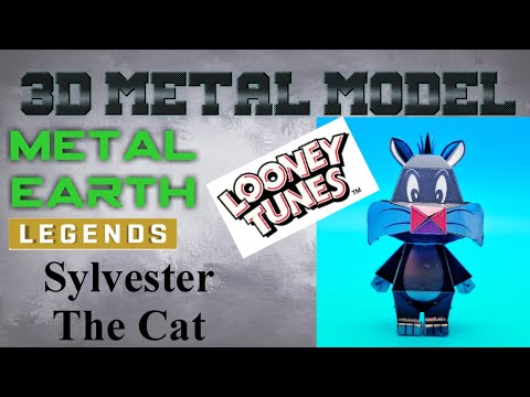 Metal Earth Build - Legends Sylvester The Cat