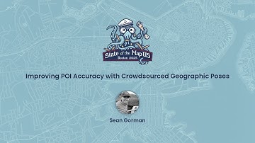 Improving POI Accuracy with Crowdsourced Geographic Poses ~ Sean Gorman