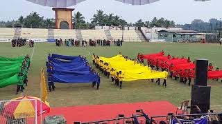 Dupatta Drill  Sports Day 2024 6th Std