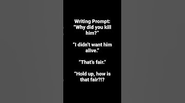 Writing Prompt 38: Put your stories/ideas in the comments! #writingprompt