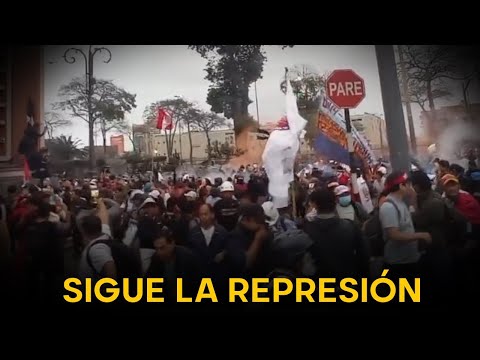 URGENTE: Fuerte represión en el Parque Universitario deja varios heridos