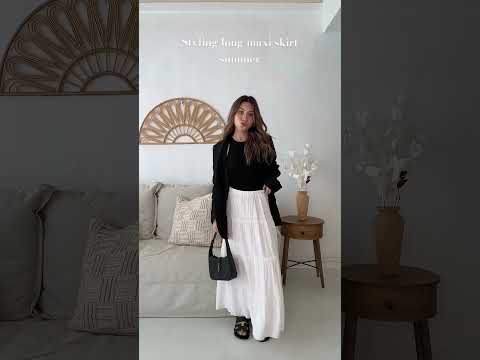 3 White Maxi Skirt Outfit Ideas Outfit Outfitideas Outfitinspo Style Fashion Styleinspo