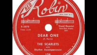 SCARLETS Dear One JUN '54 chords