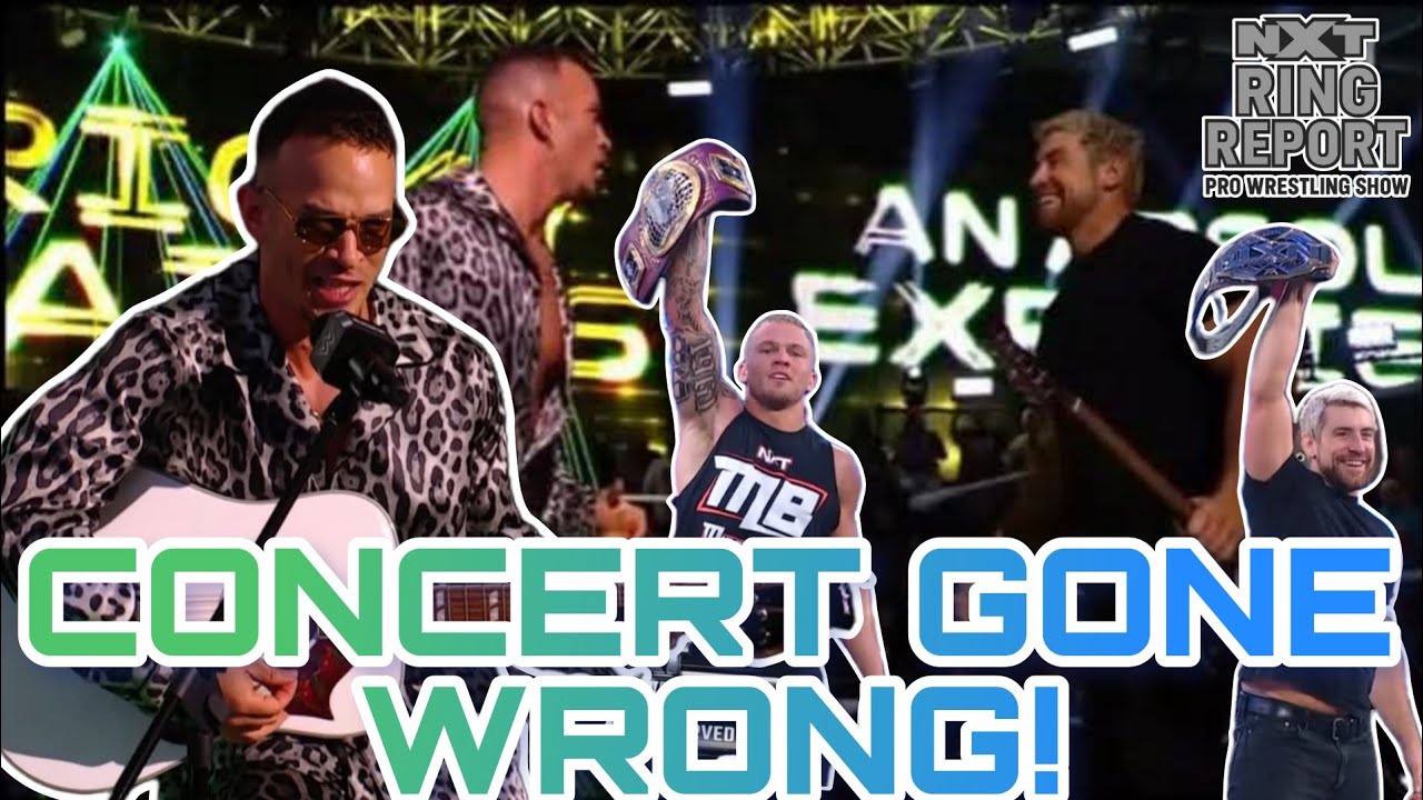 Ricky Saints MOCKS Joe Hendry in Concert… Gets SMASHED with a Guitar! | NXT Ring Report