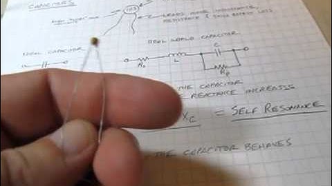 #56: Basics of Capacitor & Inductor self-resonance, parasitics, etc. - Tutorial