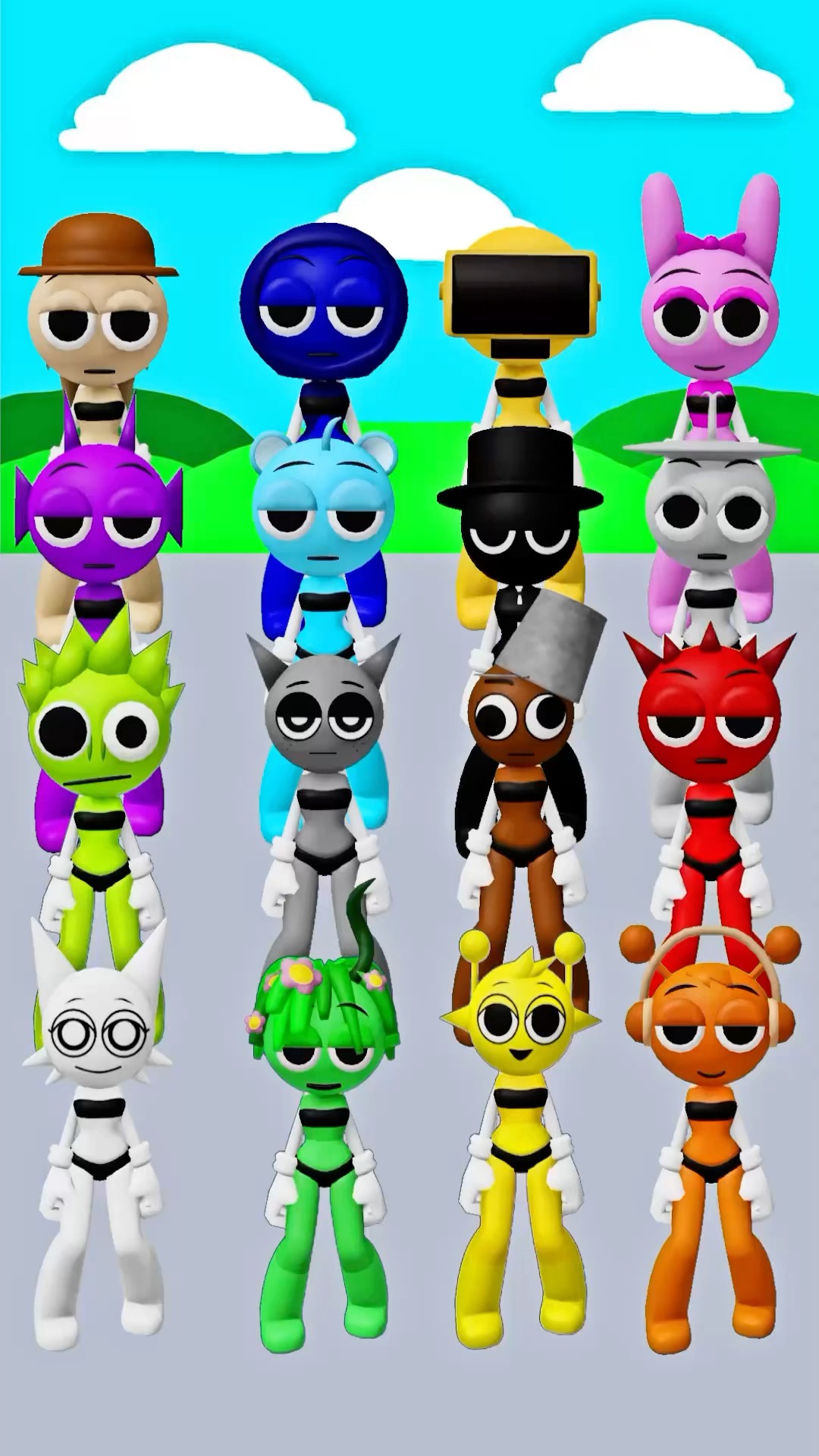 DuDiDam Dance Incredibox Sprunki #roblox #animation #meme