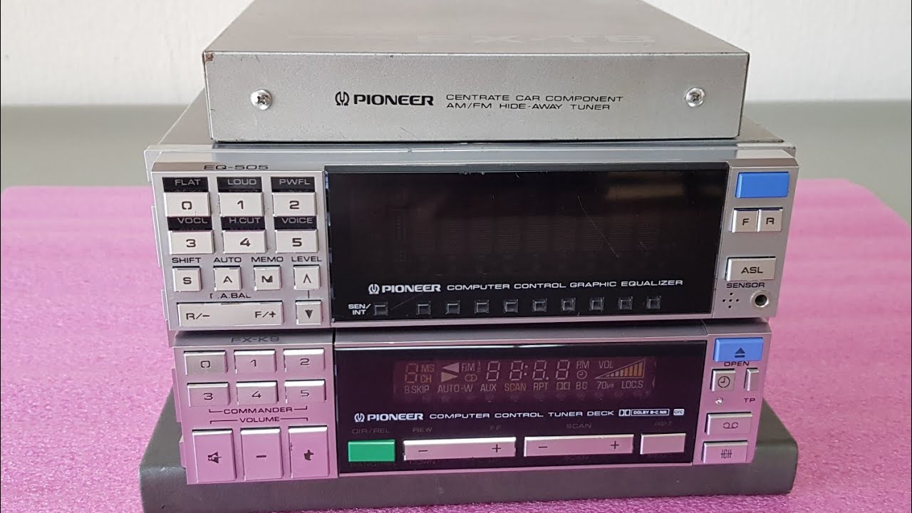 【こてっちゃん】 PİONEER FX-K9 EQ-505 FX-T8 NOSTALJİ RESİTAL ESKİ SERİ TOKYO