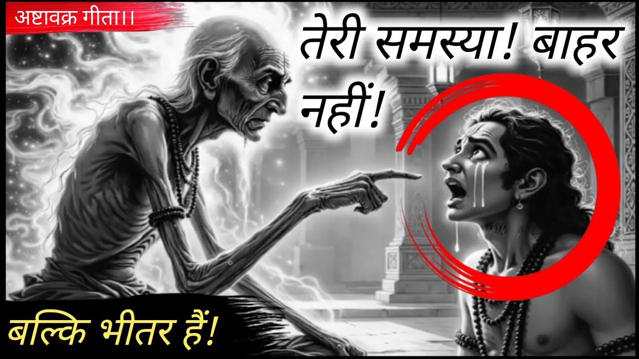 तेरी समस्या बाहर नहीं भीतर है 😳 | अष्टावक्र गीता का कठोर सत्य जो सबको हिला देगा।