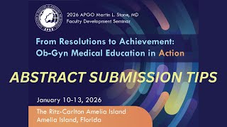 2026 FDS Abstract Submission Tips