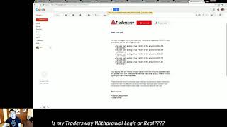 My live video on showing proof of $1792 withdrawal from tradersway feb
26 2018 haters gonna hate!!!! lol #blame forex!!! kpl-fxbtc llc free
crypto...