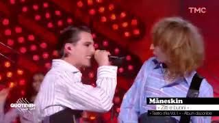 Måneskin - ZITTI E BUONI (Live on Quotidien, 25-6-2021)