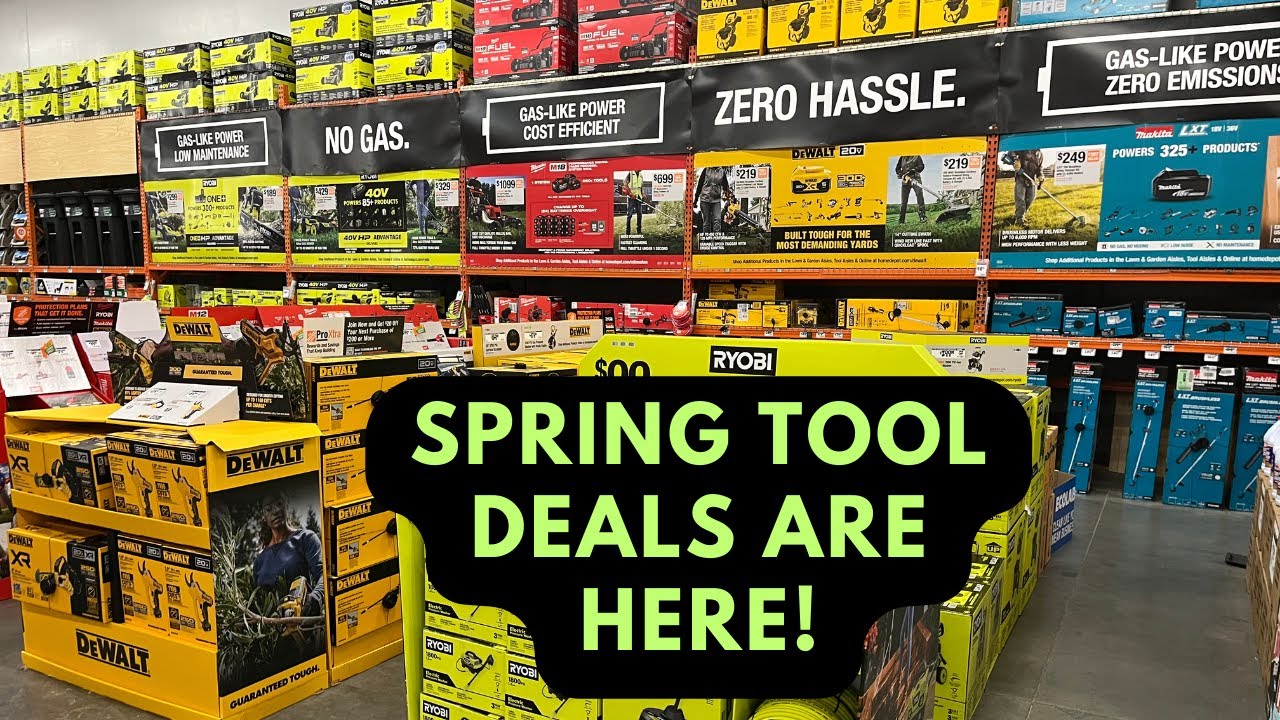 Tools Spring Sale Spring Tool Deals at Home Depot and Post Holiday Clearance Deals! - YouTube