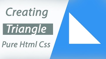 Creating a Right-Triangle with CSS | CSS Shape Triangle | CSS tutorial||Pure Html Css