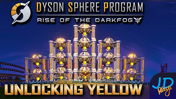Unlocking Yellow Tech The Structure Matrix 🪐 Dyson Sphere Rise of the Dark Fog Ep6   🌌 Lets Play