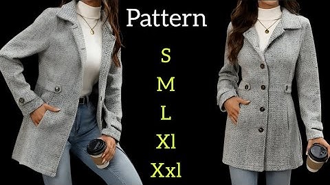 ✅ Coat Pattern Drafting for Beginners | Easy Yet Elegant