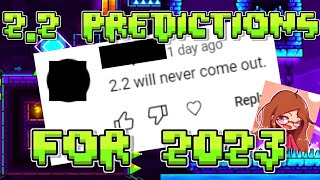 Reacting to YOUR 2.2 PREDICTIONS in 2023!! (ft. @Aerma ) (Geometry Dash)