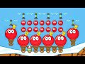 ОГРОМНЫЙ ТАНК из ШАРОВ ! BAD PIGGIES - в игре Красный Шар и его Машинка Строим с Спуди - Red Ball 4