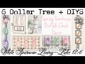 6 DOLLAR TREE + DIYS BUFFALO CHECK 🌸 SPRING FARMHOUSE HOME DECOR PROJECTS flower