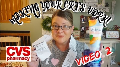 CVS COUPONERS | MAKING YOUR CRTS WORK | VIDEO #2