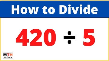 420 gedeeld door 5 (420÷5) | Waarde van 420/5 | Lange deling