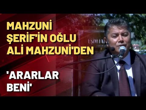 Mahzuni Şerif'in oğlu Ali Mahzuni'den 'Ararlar Beni'